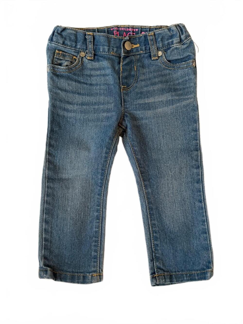 The Children’s Place Girls Skinny Jeans 18-24M Blue Stretch Denim Toddler
